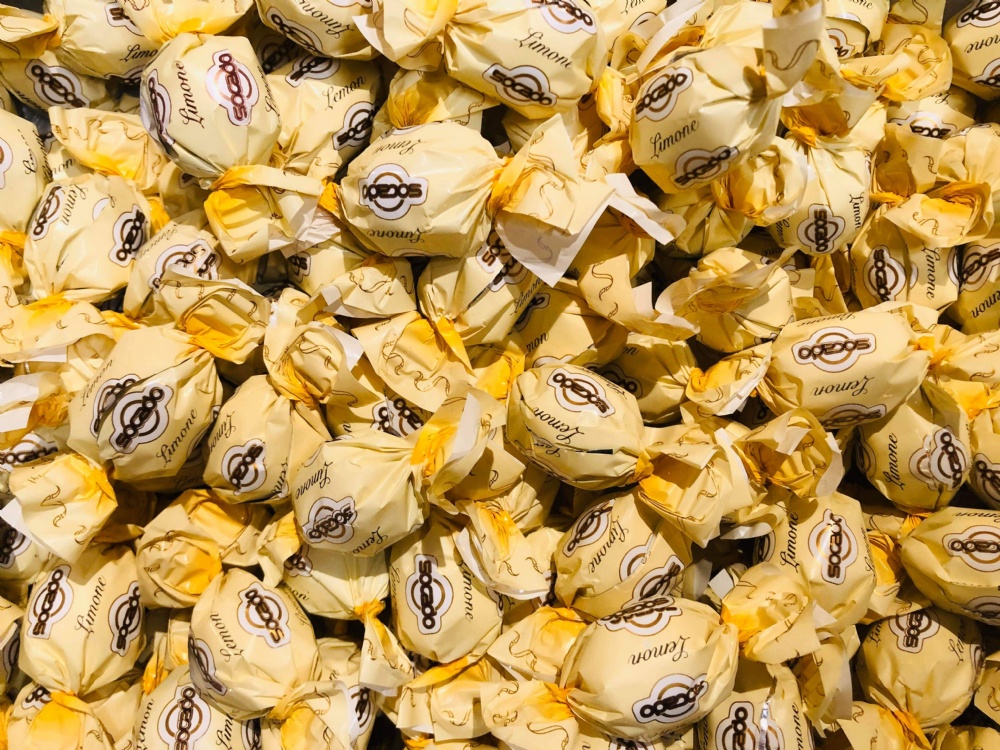 Chokladpralin med citron smak