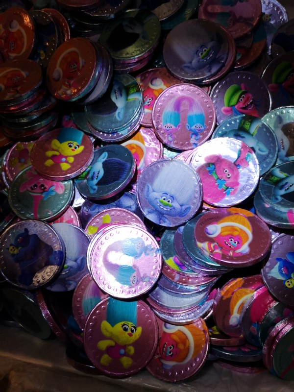 Trolls choklad pengar