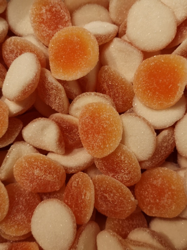 Sour filled oranges