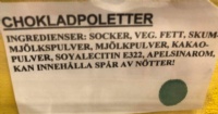 Chokladpoletter
