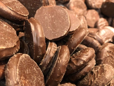 Pepparmint plattor chokladdoppad