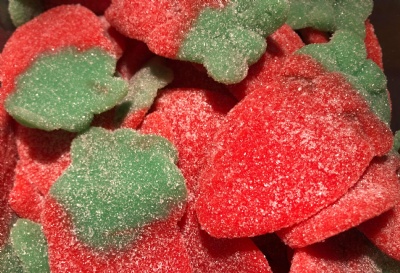 Maxi sour strawberries (halal)
