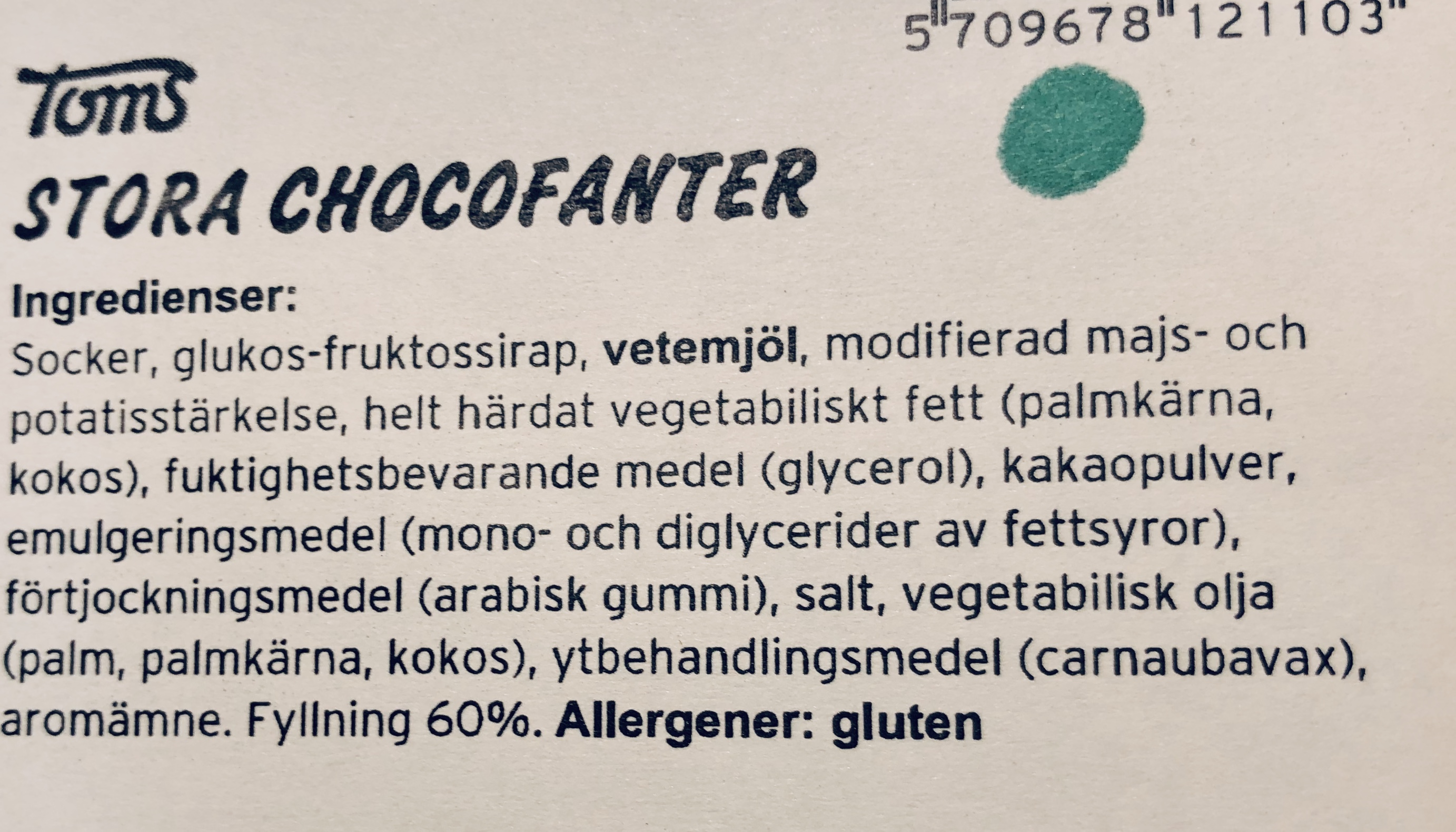 Stora chocofanter