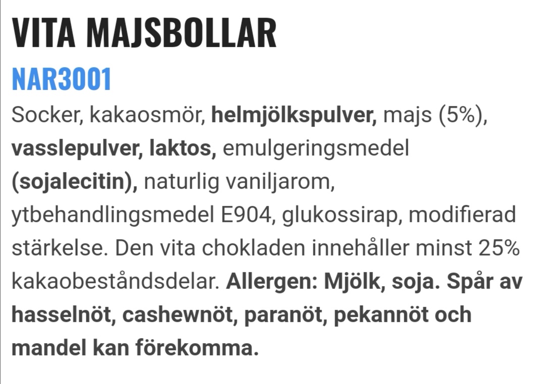 Vita majsbollar