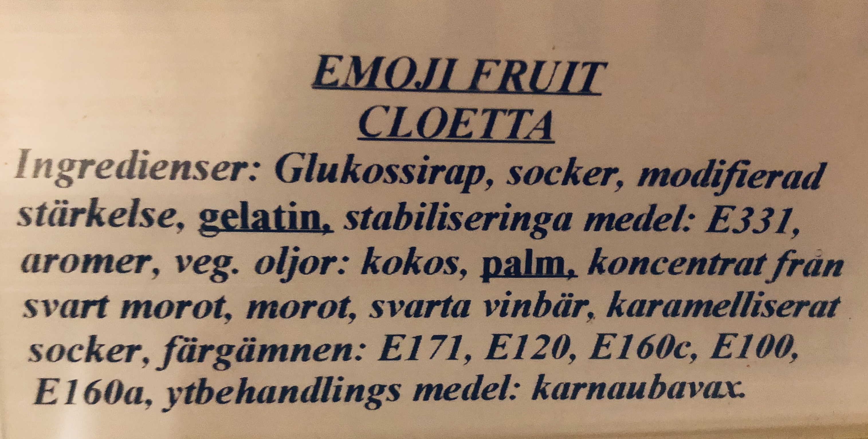 Emoji fruit