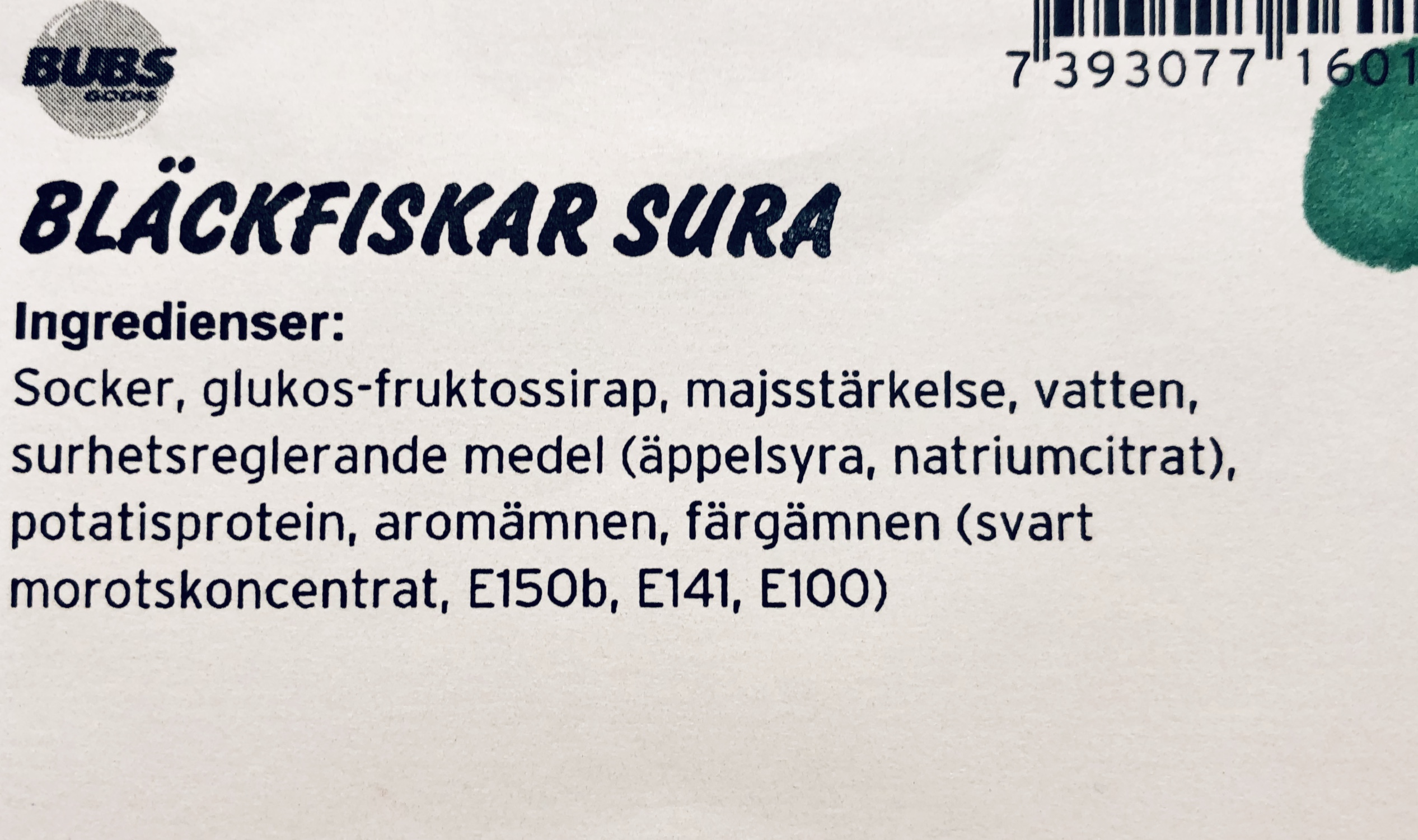 Blckfiskar sura