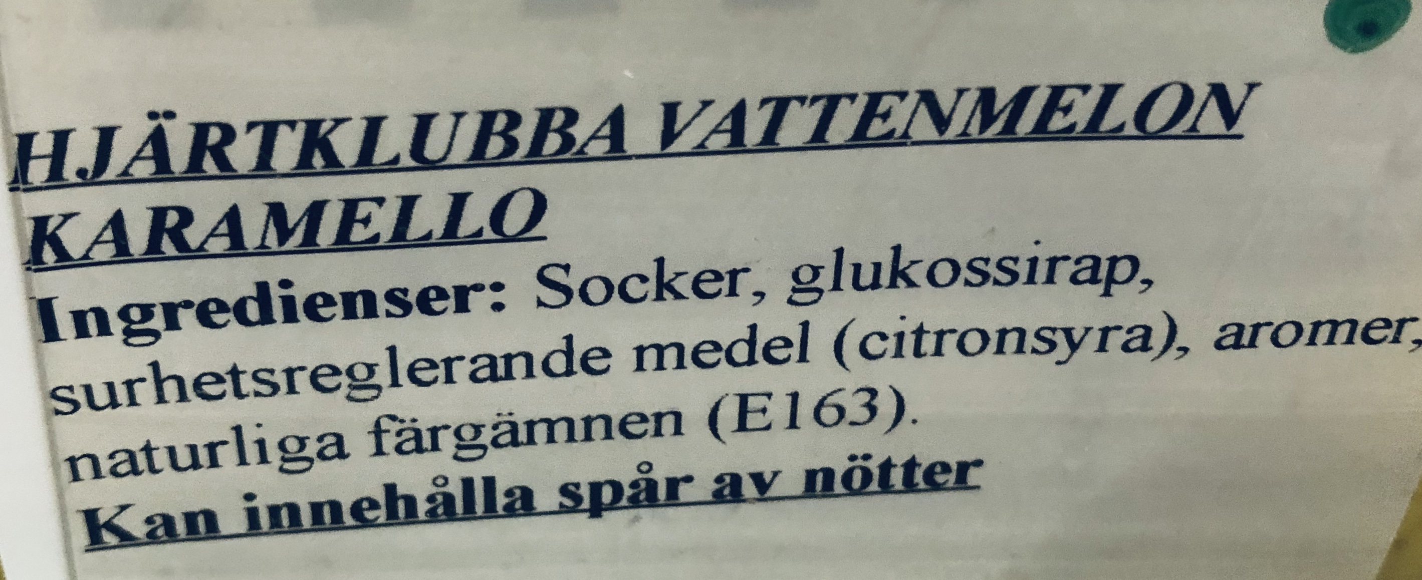 Hjärtklubba vattenmelon