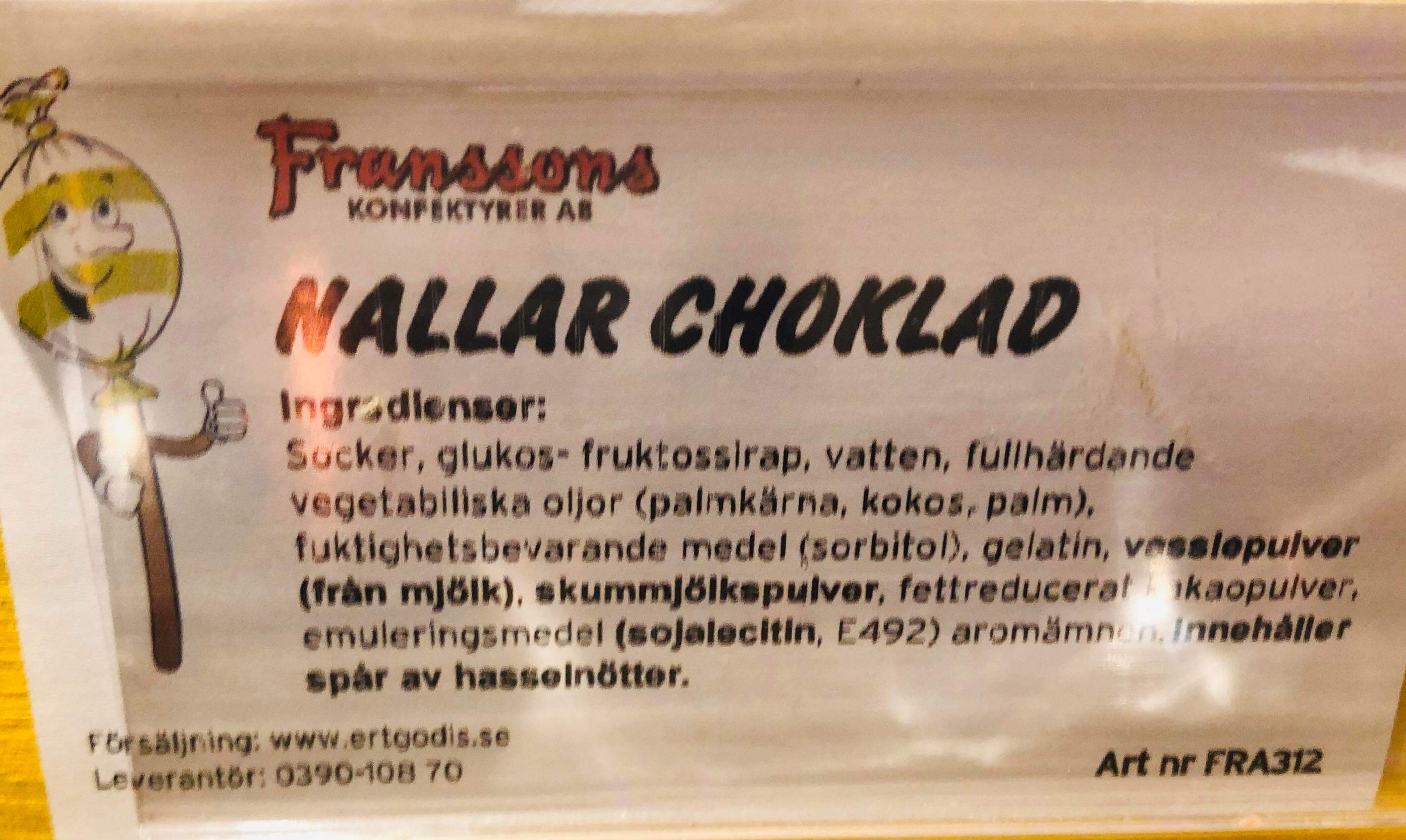 Nallar choklad