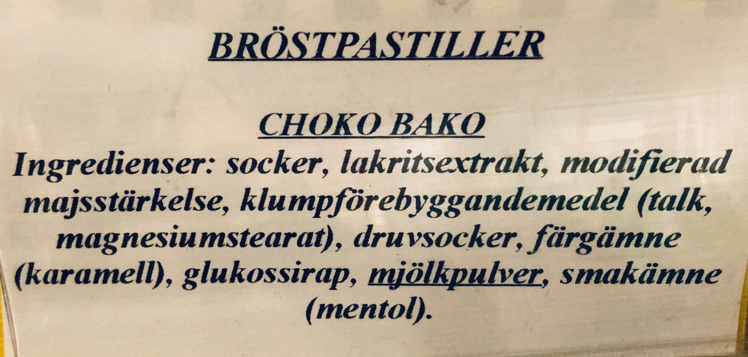 Brst pastiller