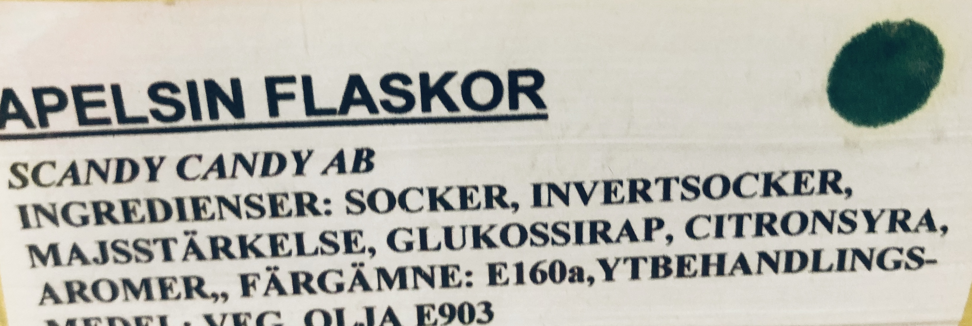 Apelsinflaskor