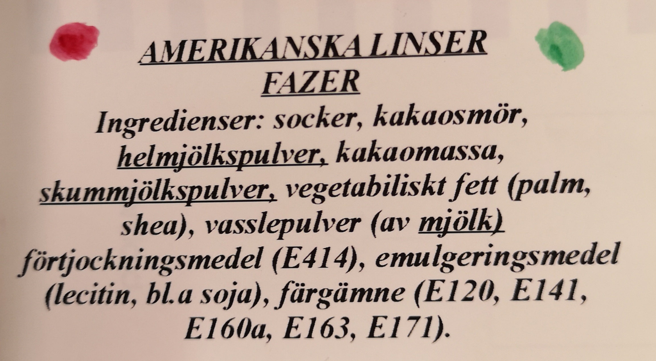 Amerikanska linser