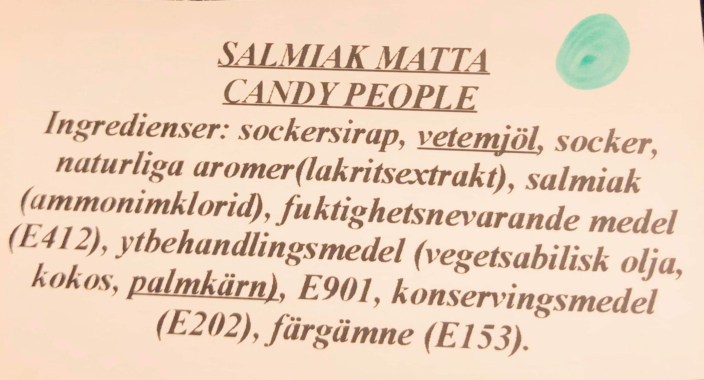 Salmiak matta