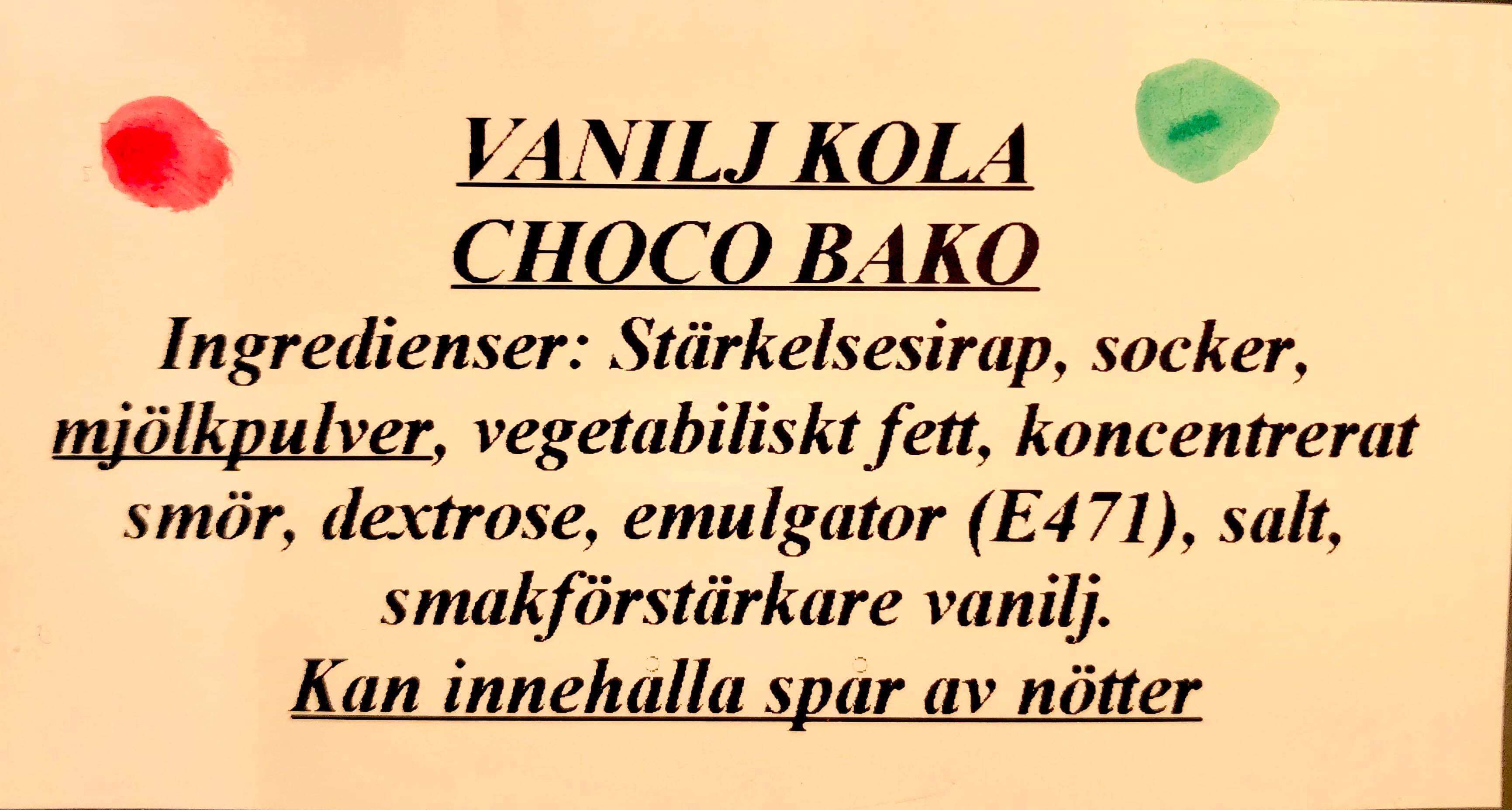 Vanilj kola