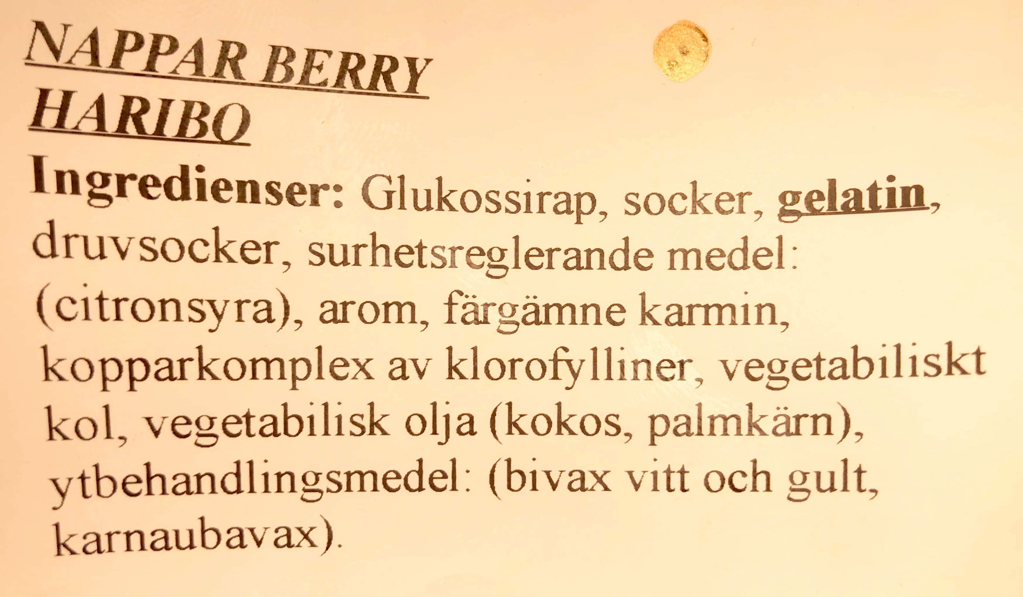 Nappar berry