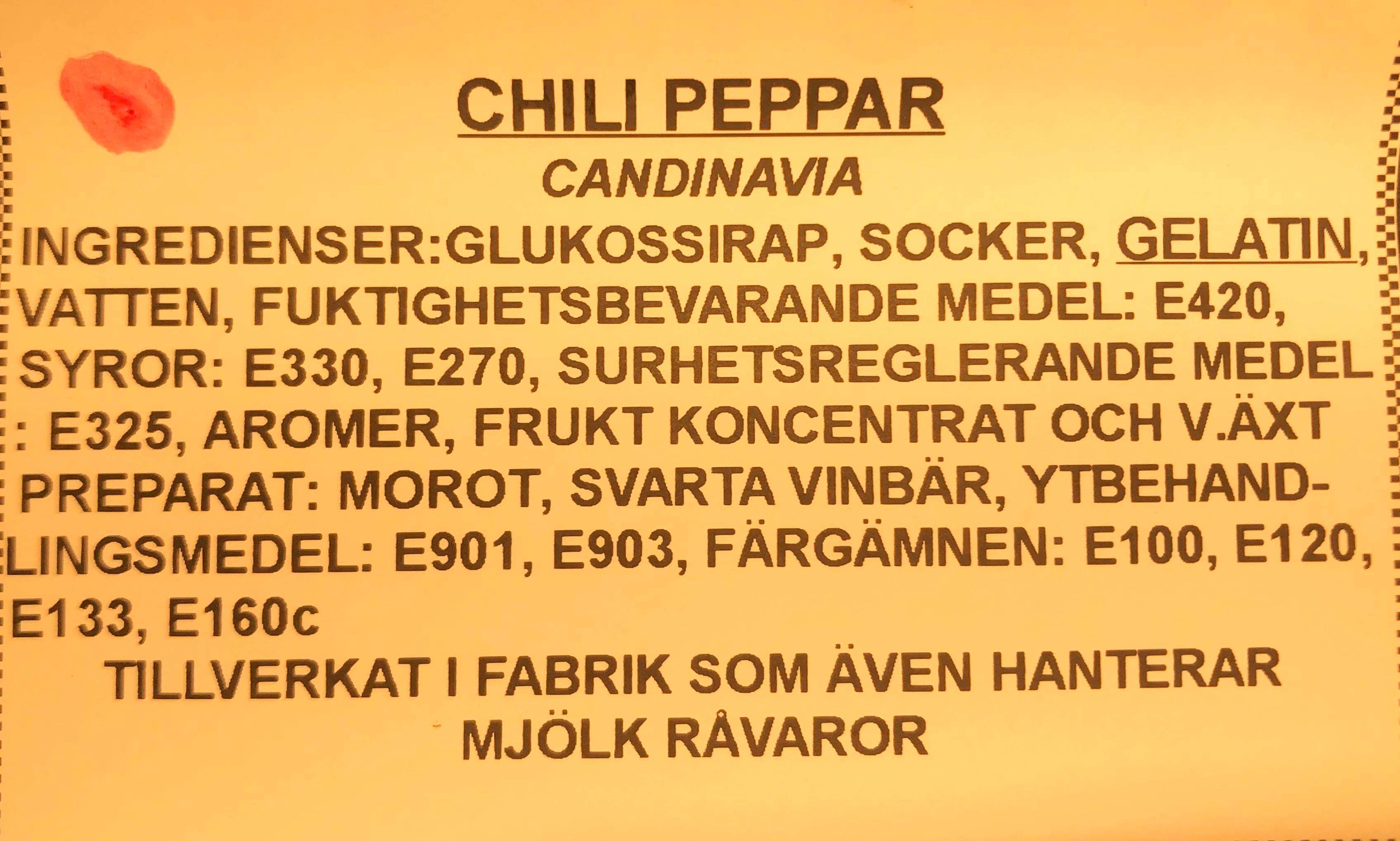 Chili peppar