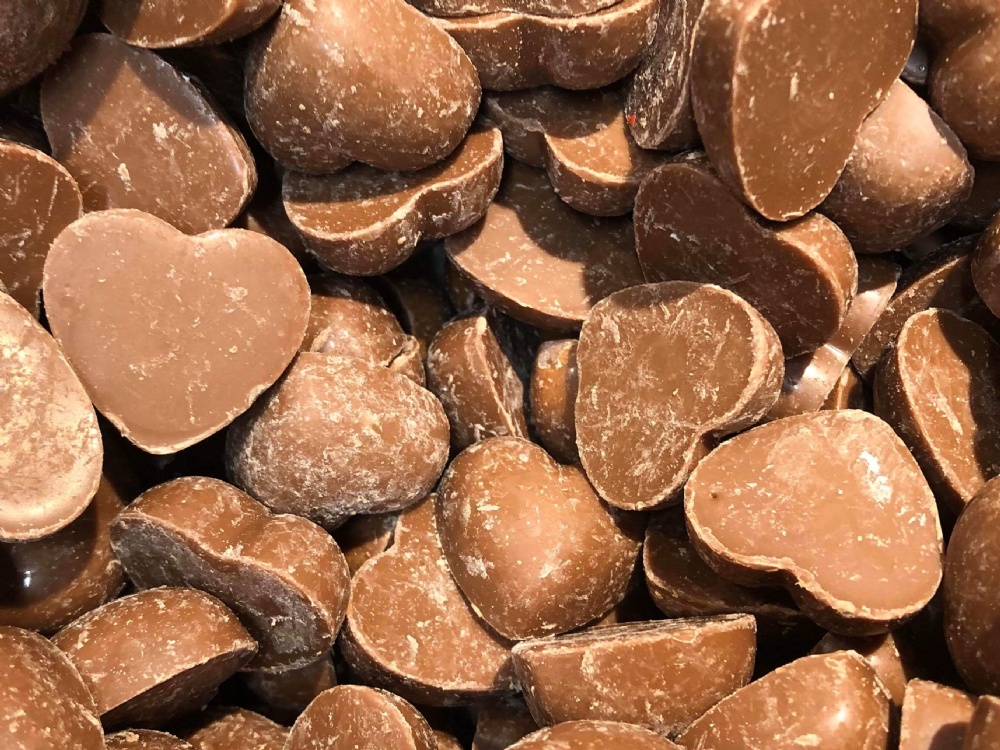 Choklad hj�rta kola