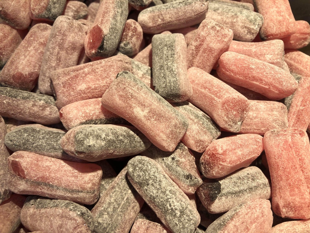 Avloppsr�r hallon/lakrits