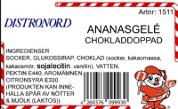 Ananas gel� chokladdoppad