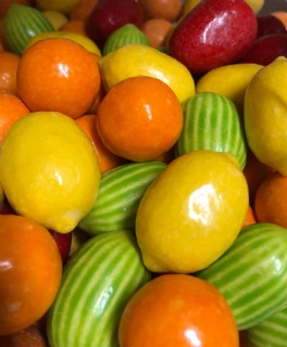 Tuggummi frukter stora