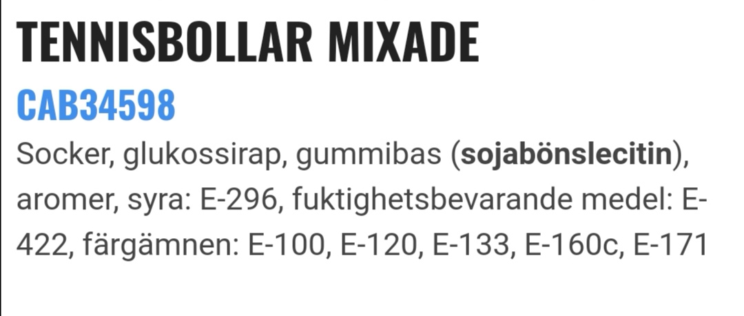 Tennisbollar mixade