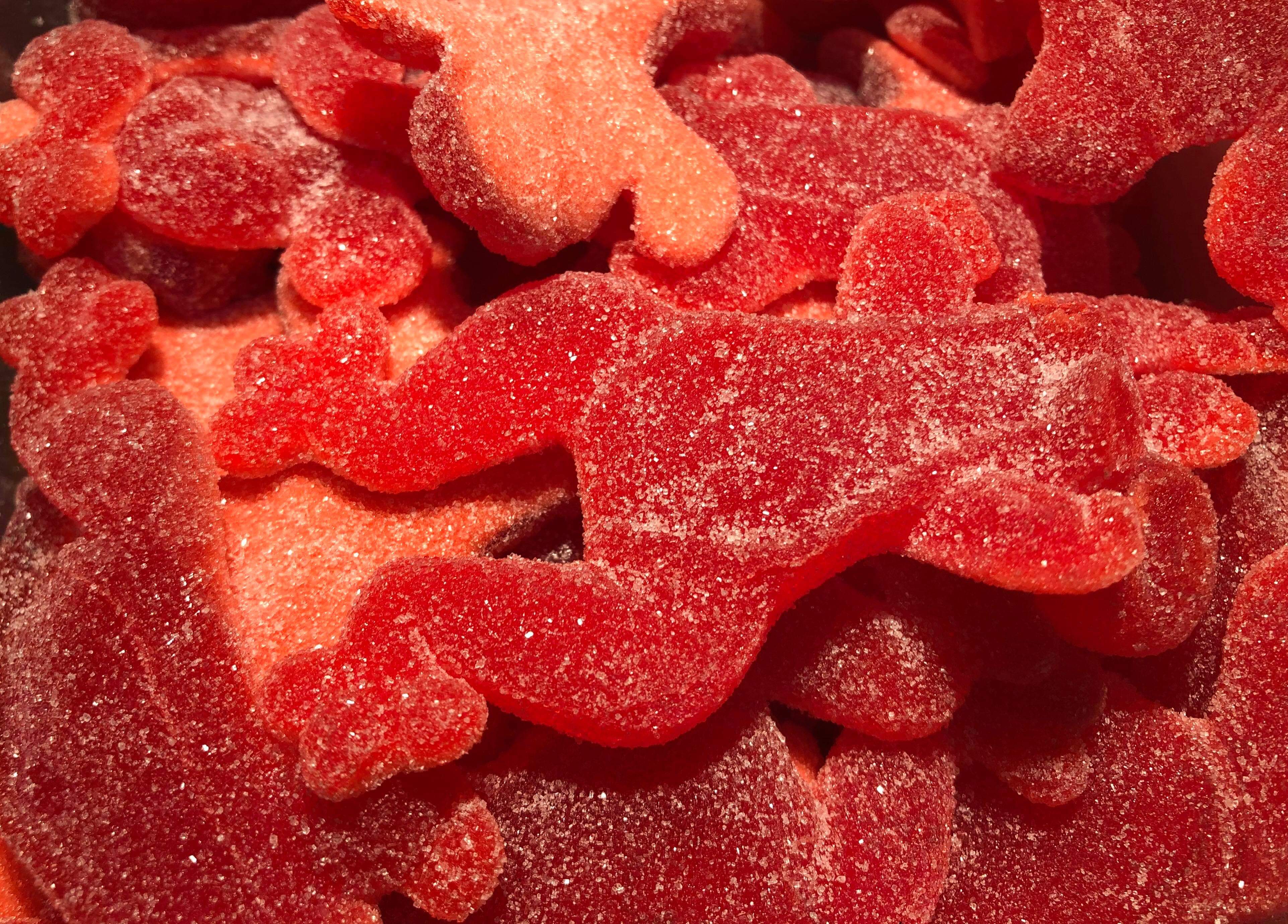 Maxi filled red frogs