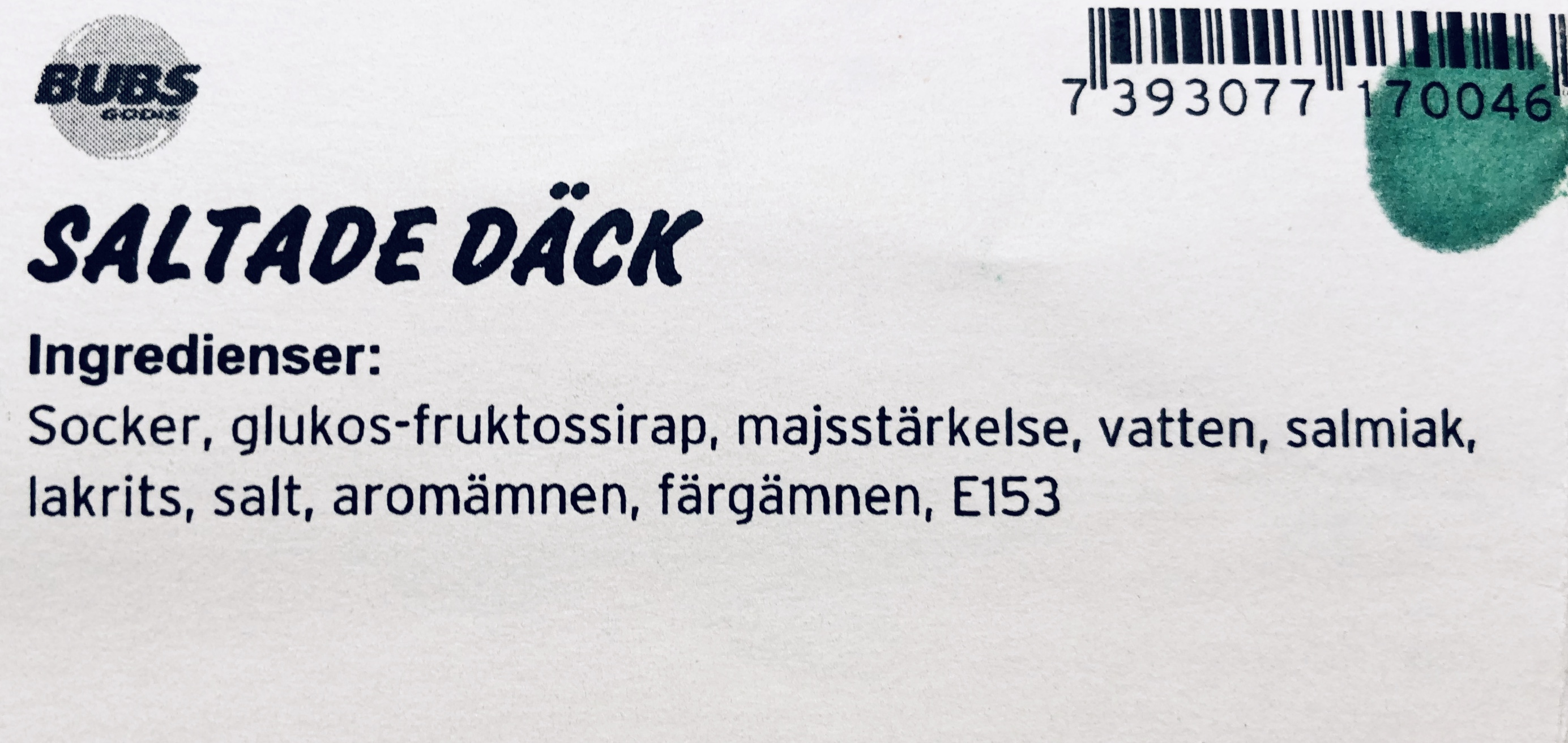 Saltade dck
