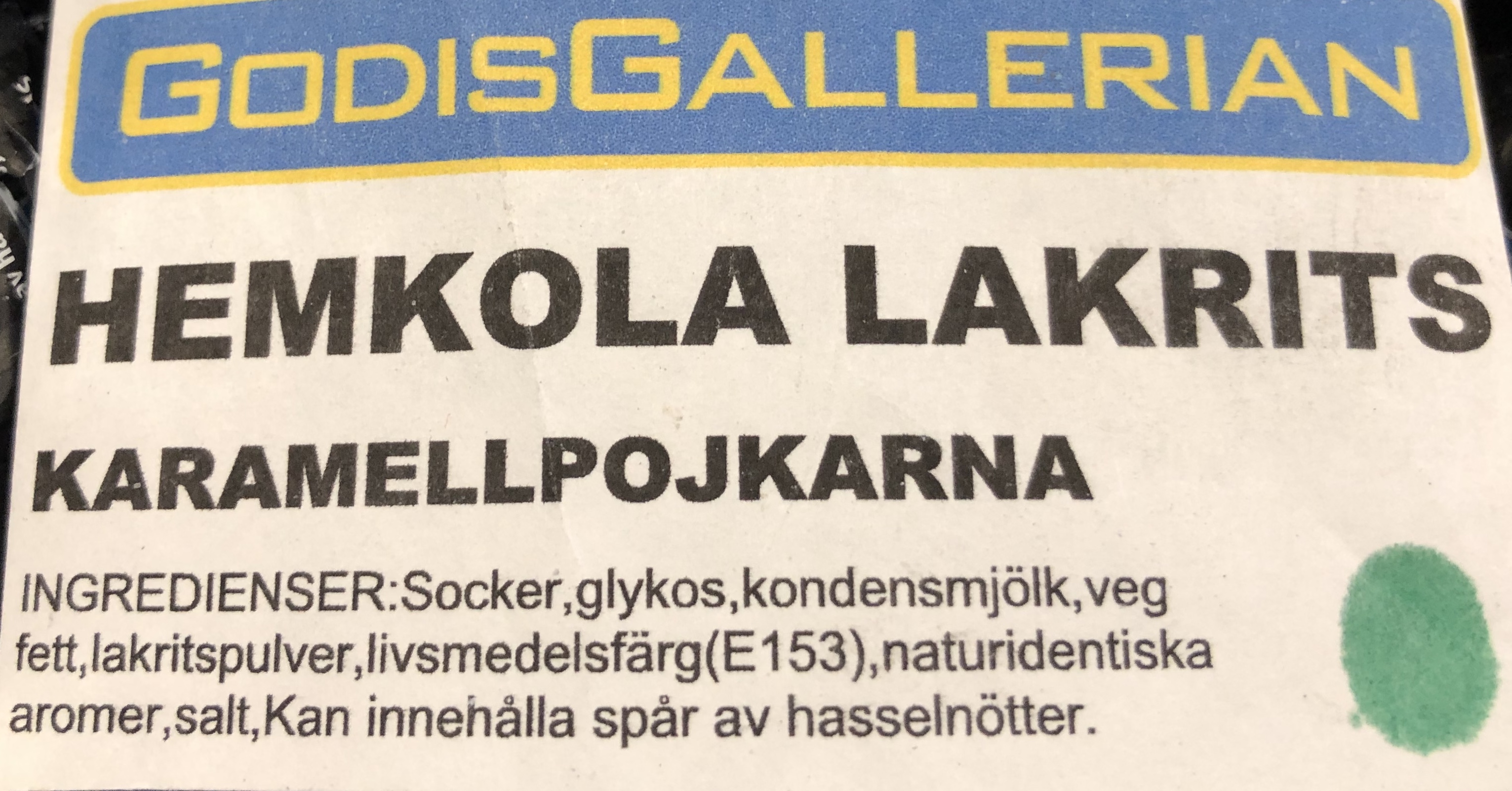 Hemskola lakrits