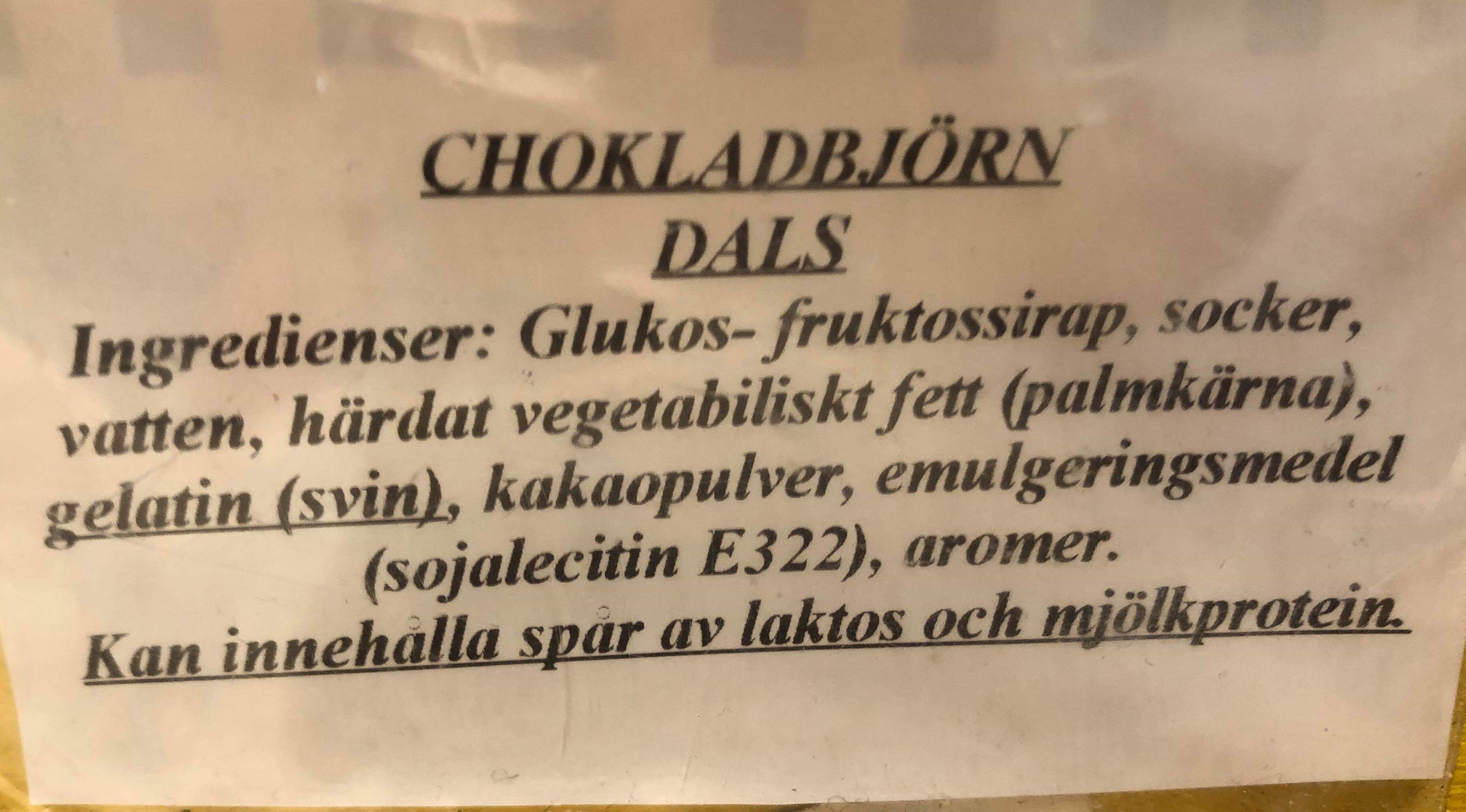 Chokladbjrn