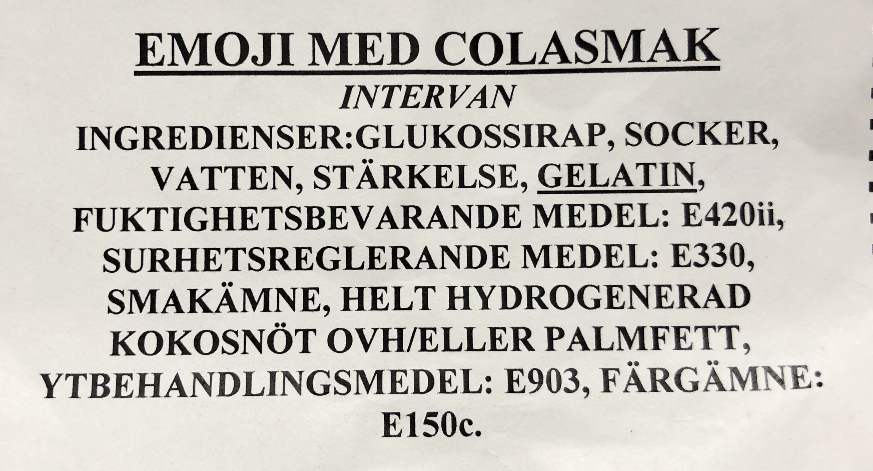 Emoji med colasmak