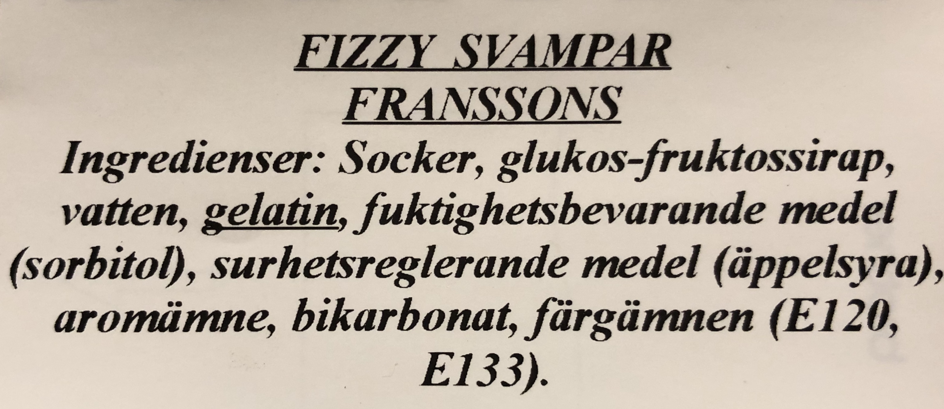 Fizzy svampar