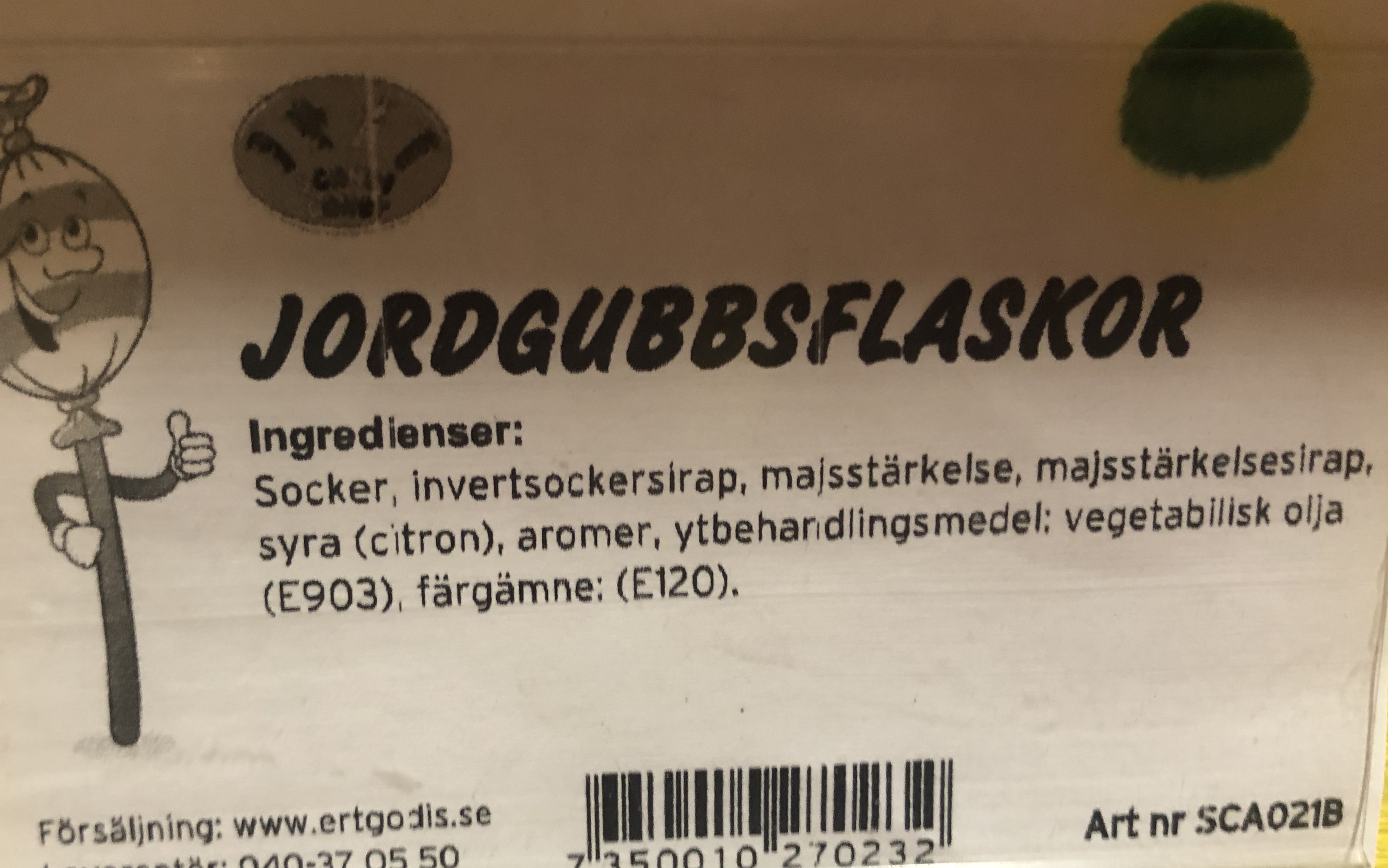Jordgubbsflaskor