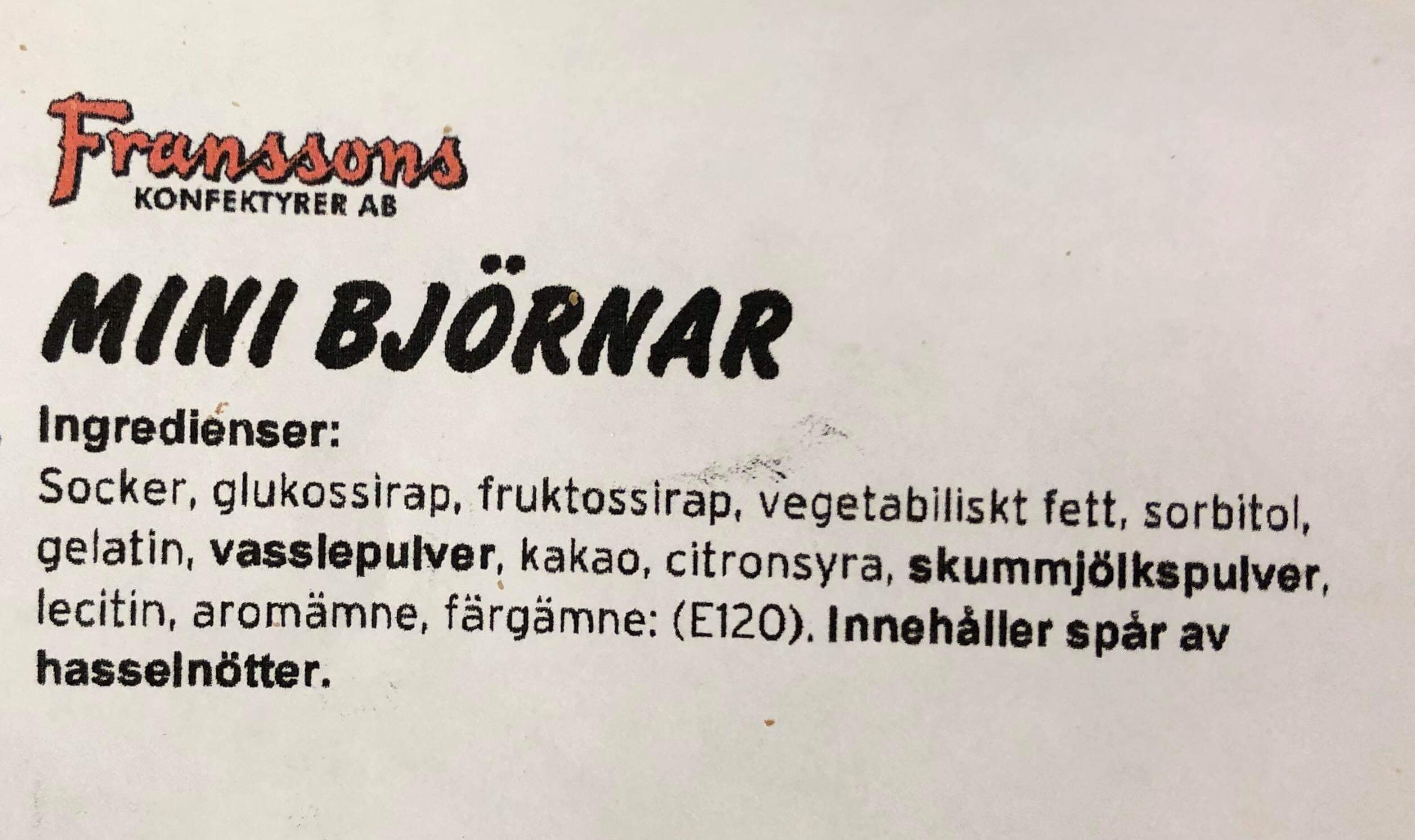 Mini bjrnar