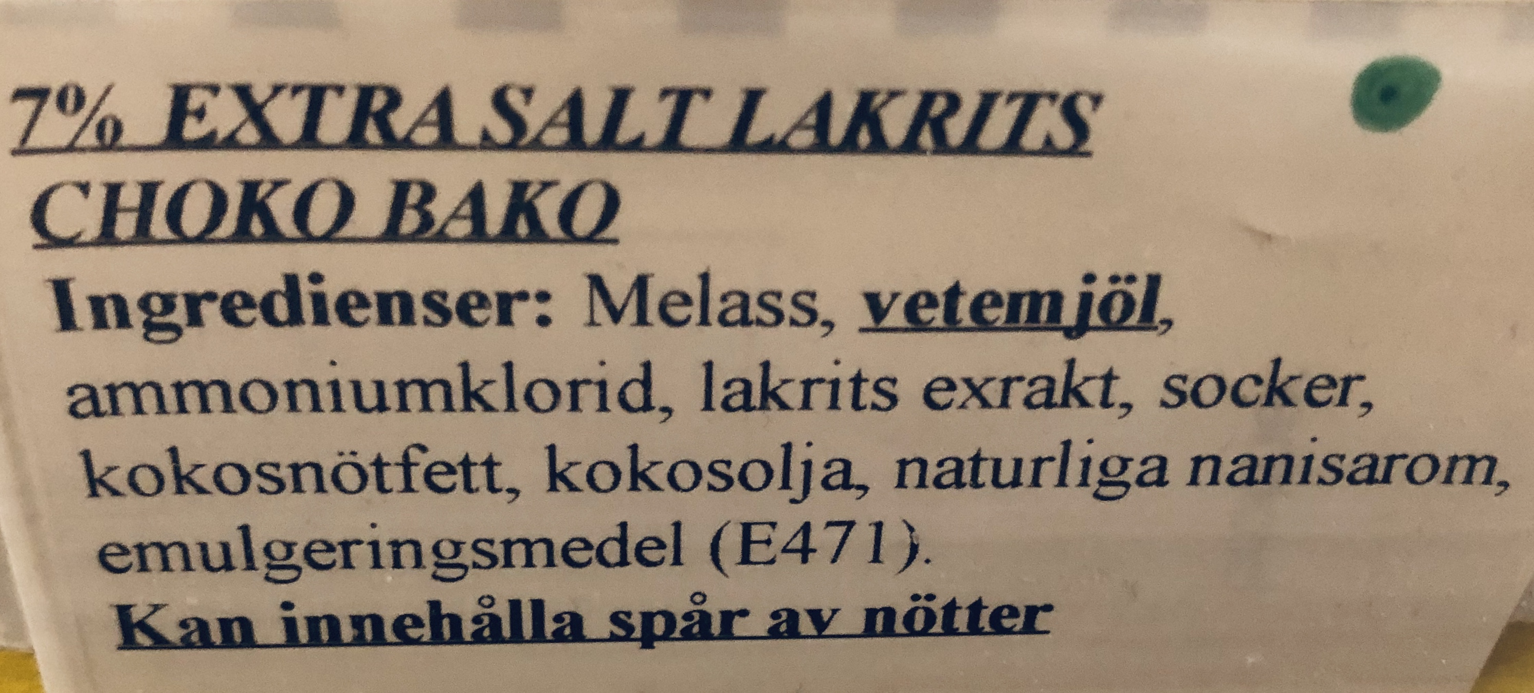 Extra salt lakrits