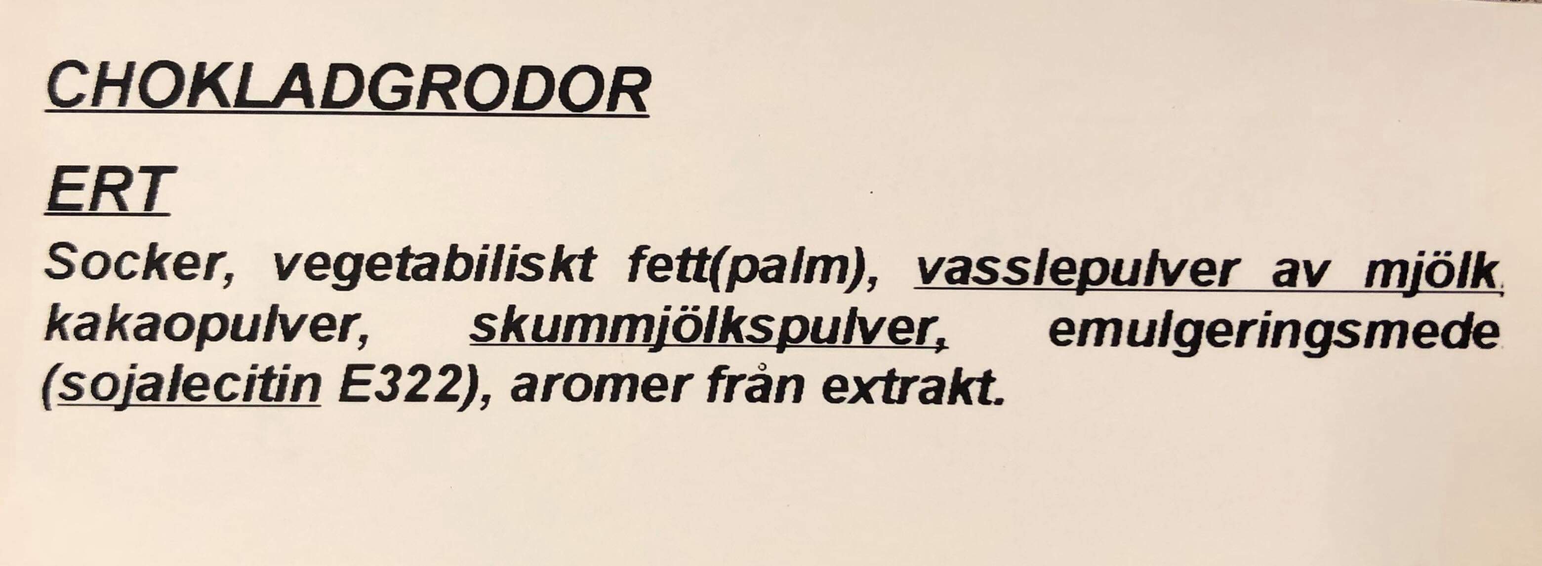 Choklad grodor