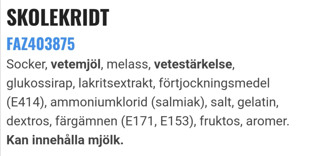 Skolkridt