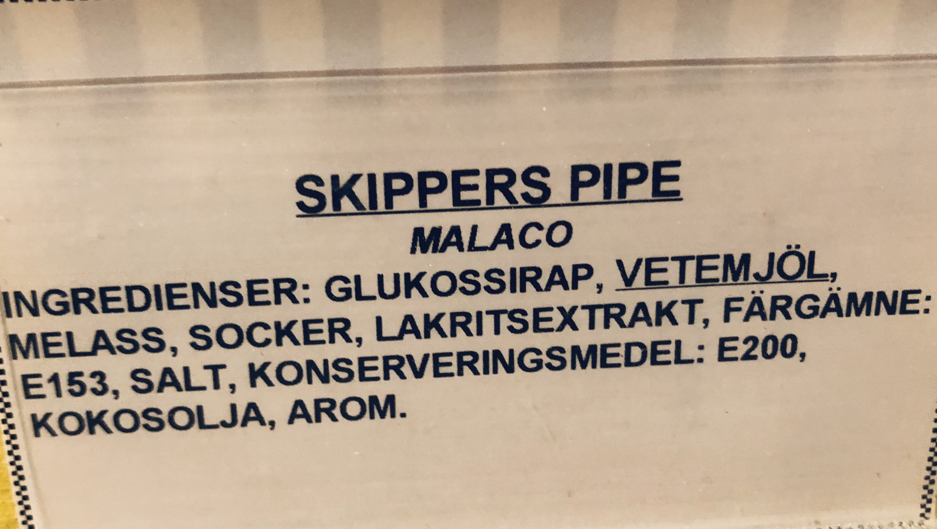Skippers pipe