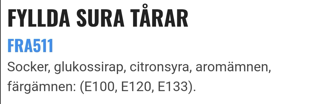 Fyllda sura trar