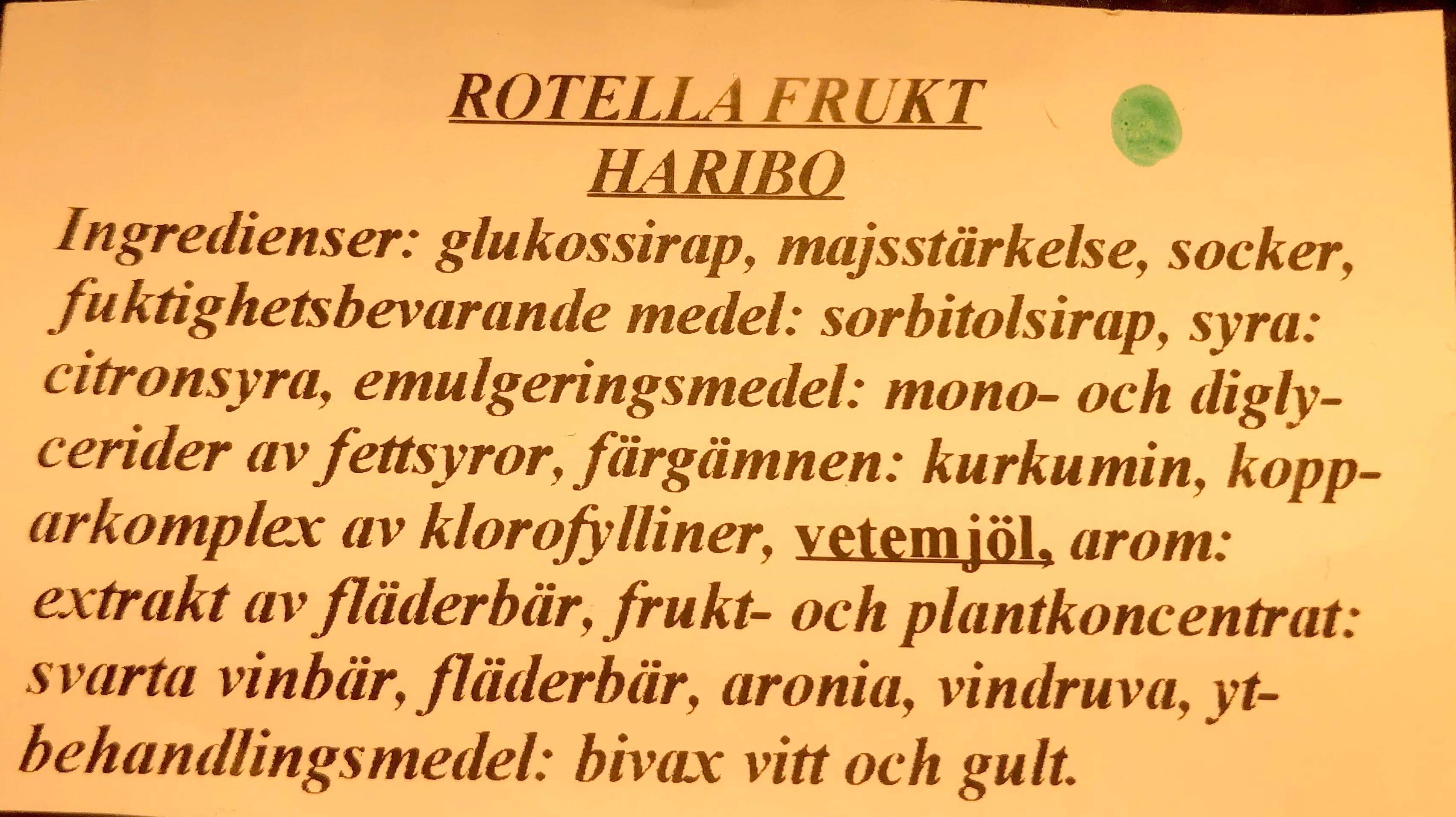 Rotella frukt