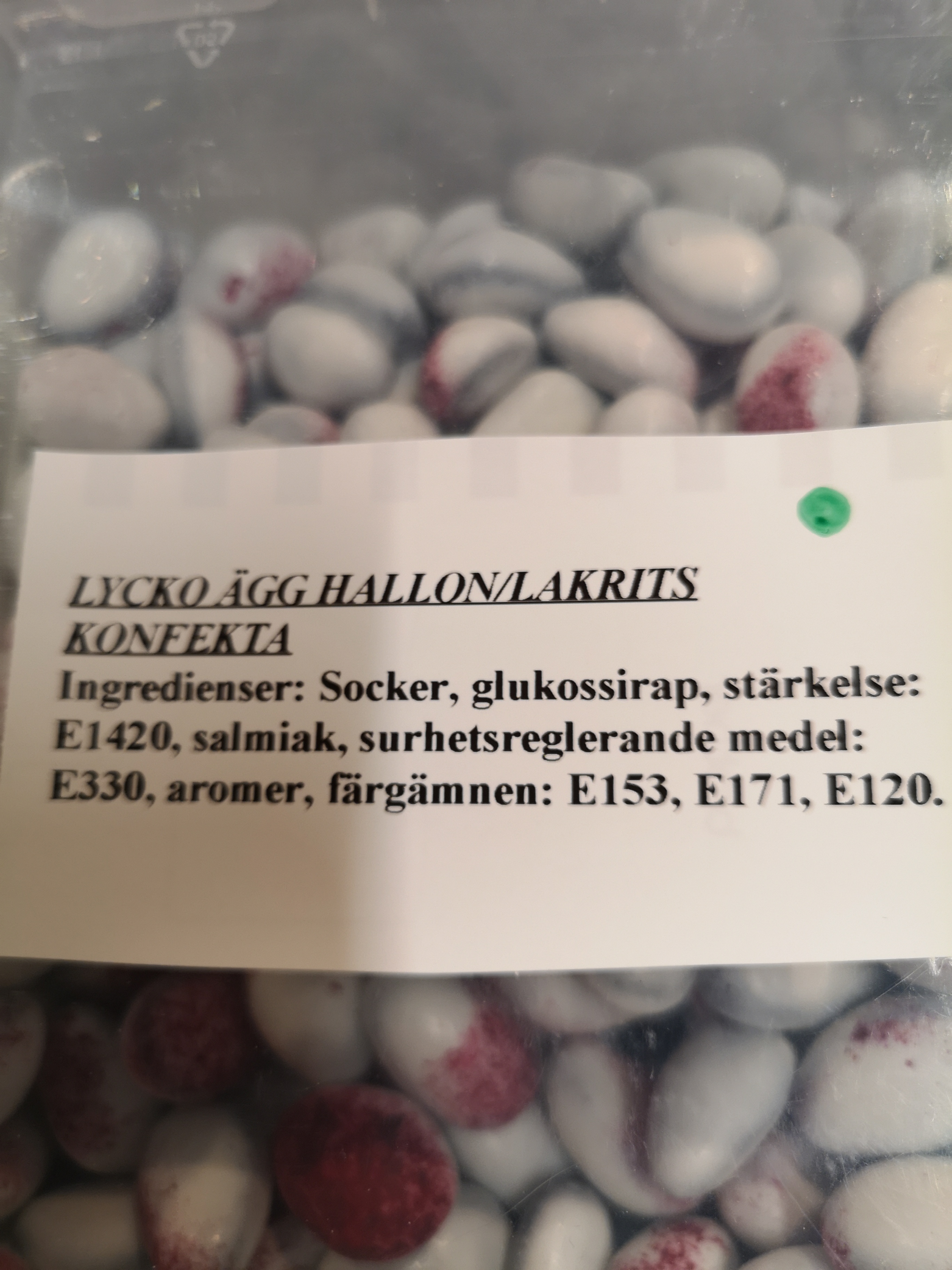 Lycko gg hallon/lakrits