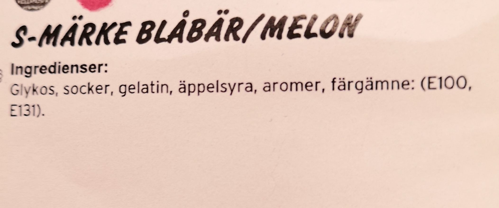 S-mrke blbr/melon