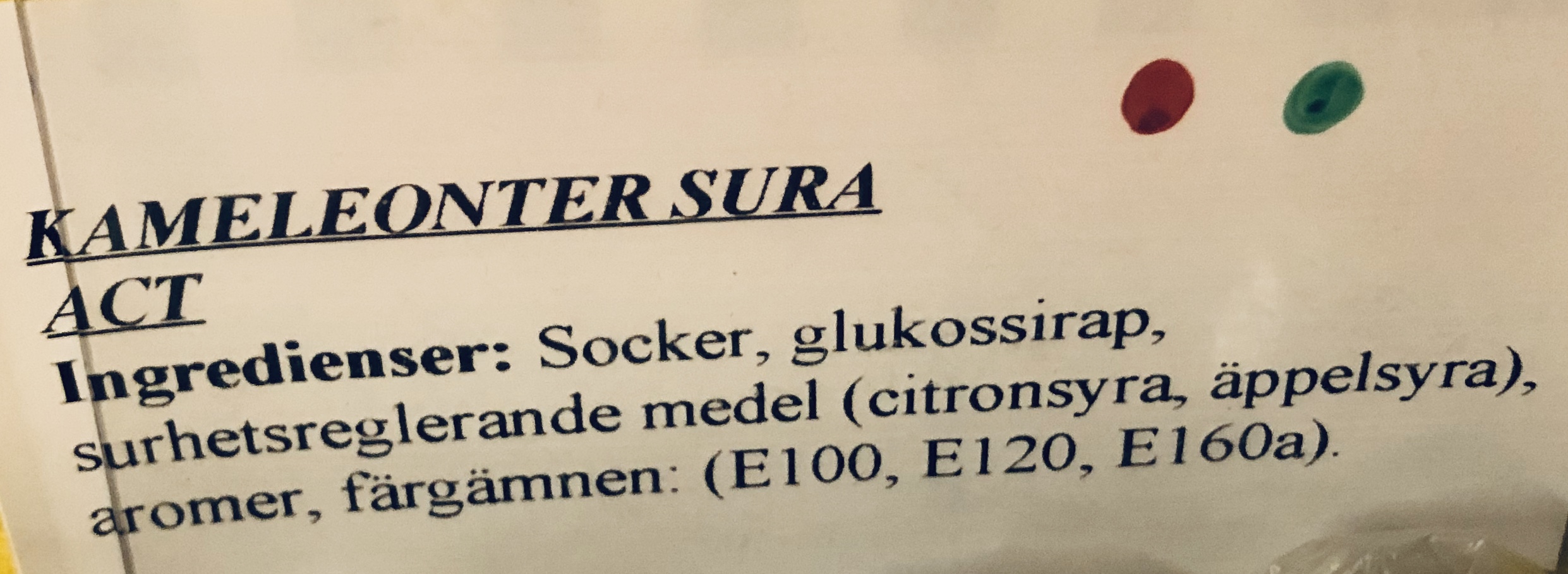 Kameleonter sura