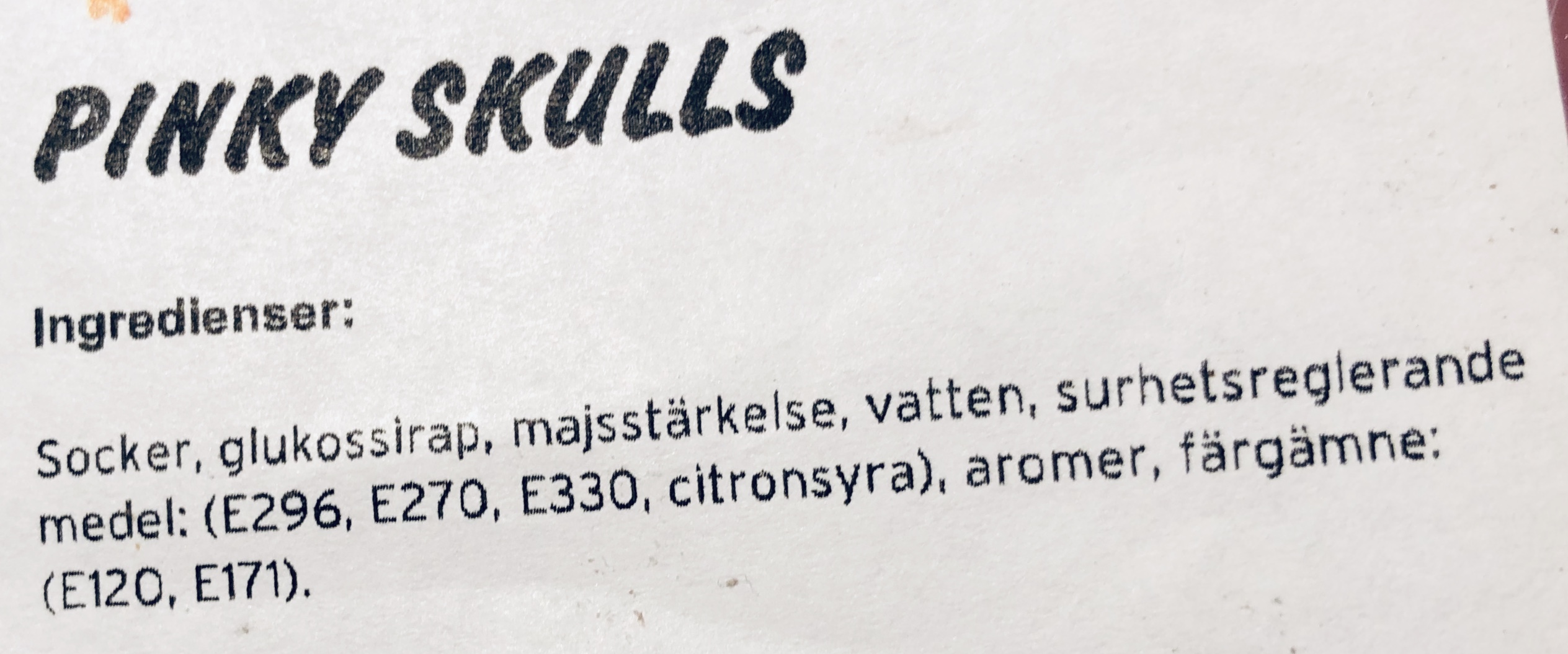 Pinky skulls