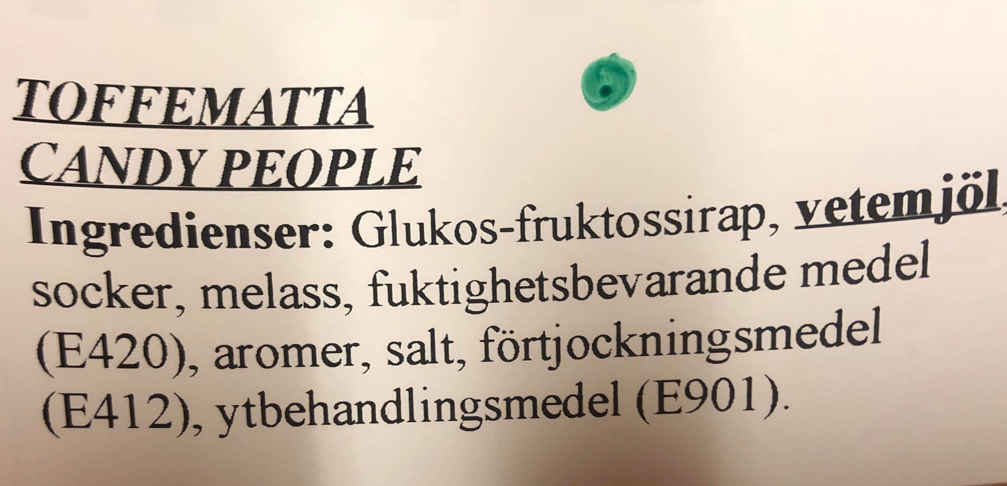 Toffel matta