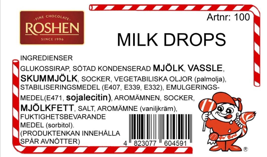 Milk drops