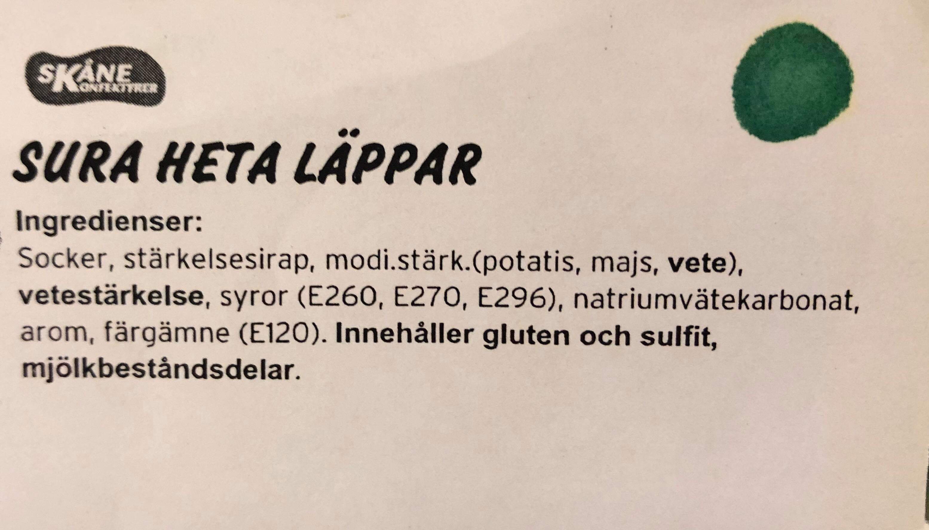 Sura heta lppar
