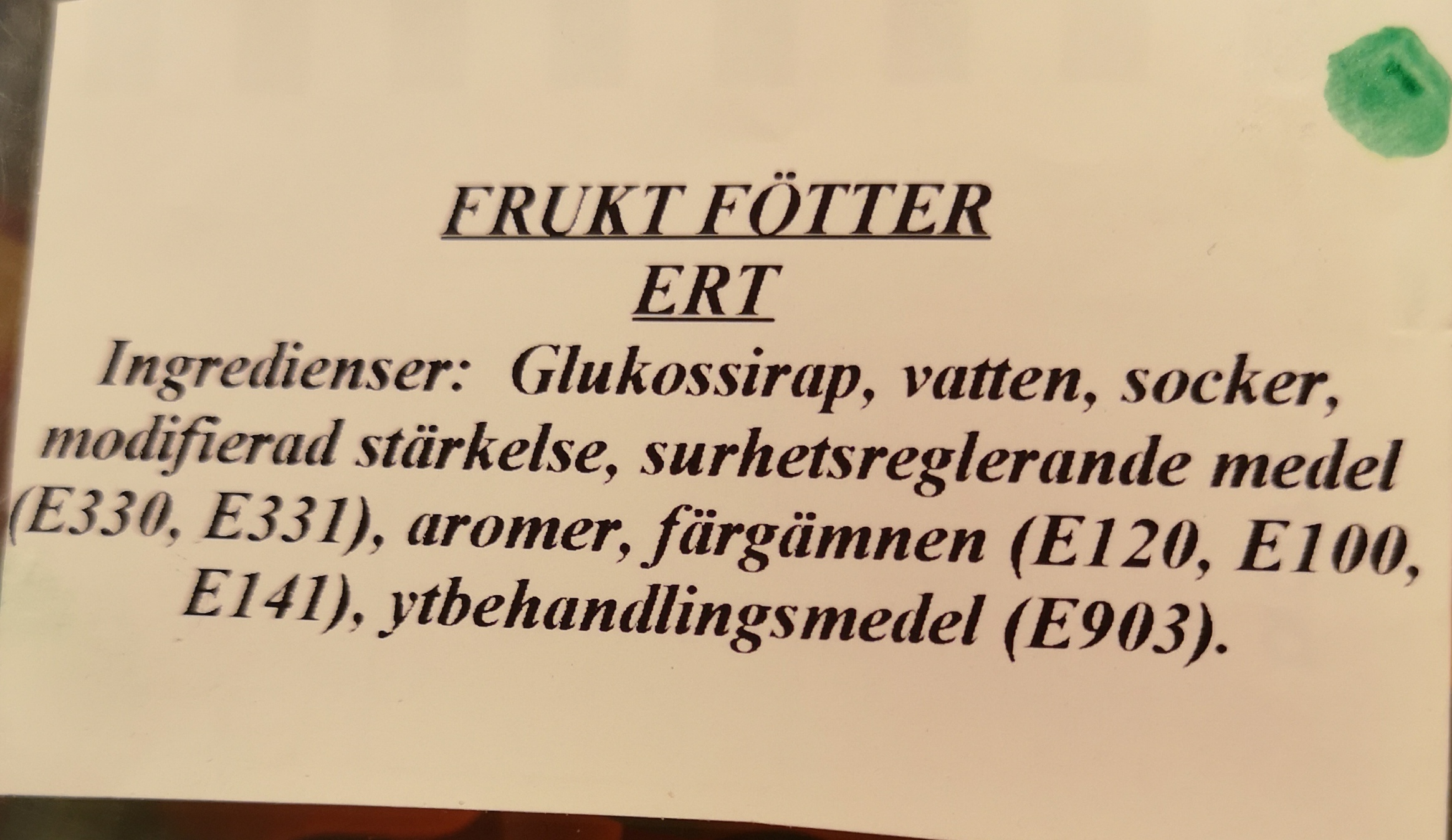 Fruktftter