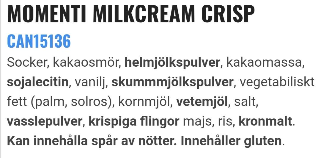 Momeni milkcream crisp