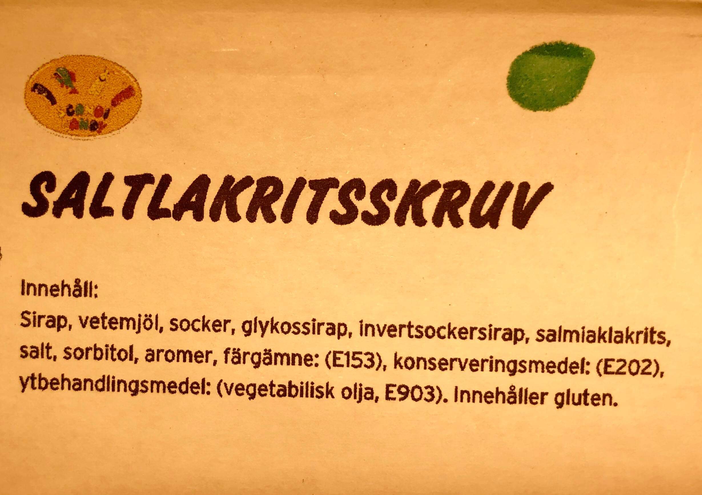 Saltlakrits skruv