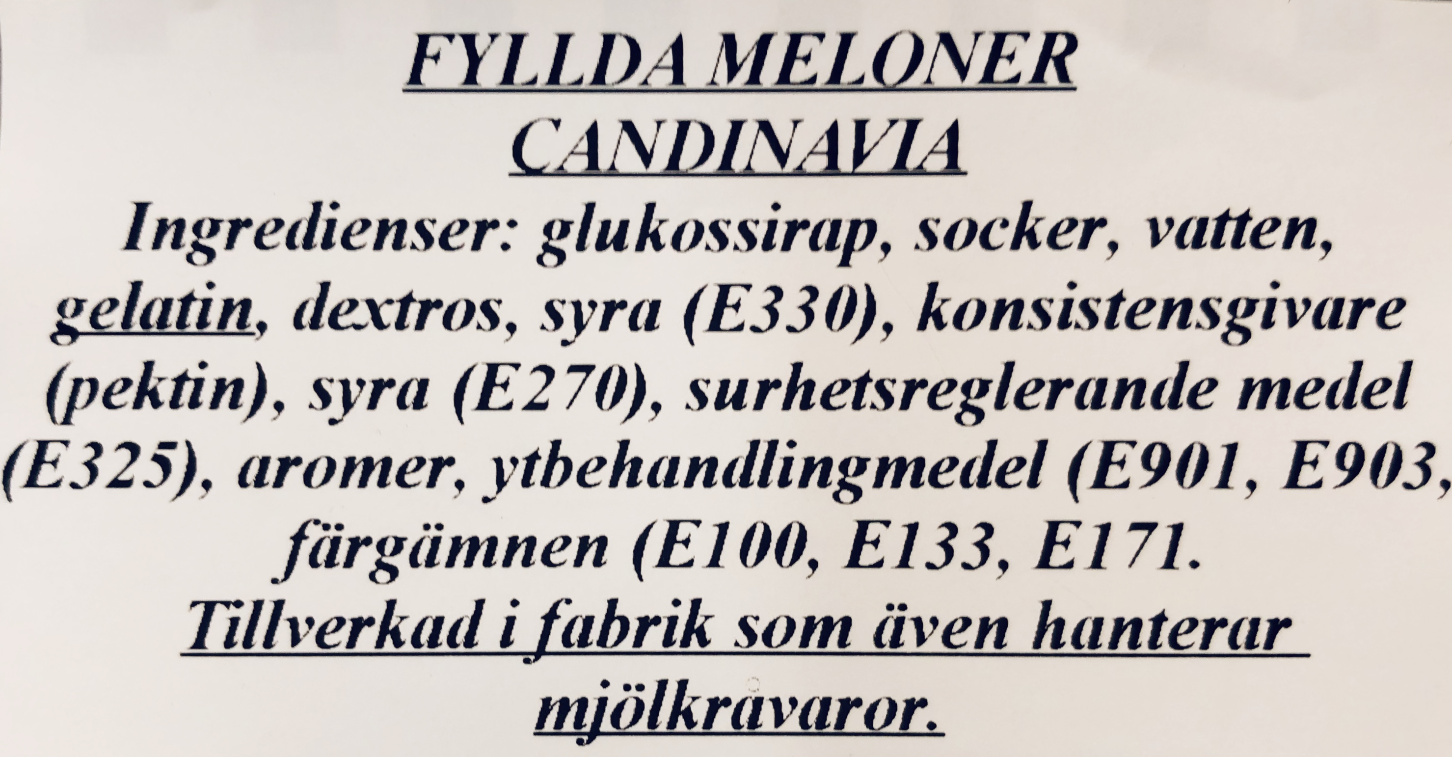 Fyllda meloner
