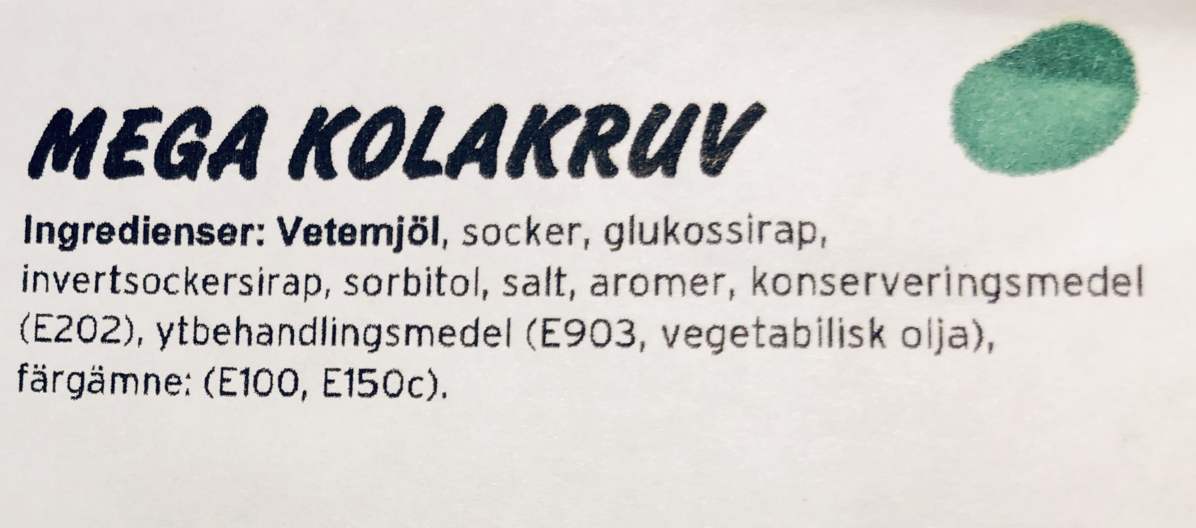 Mega kolaskruv